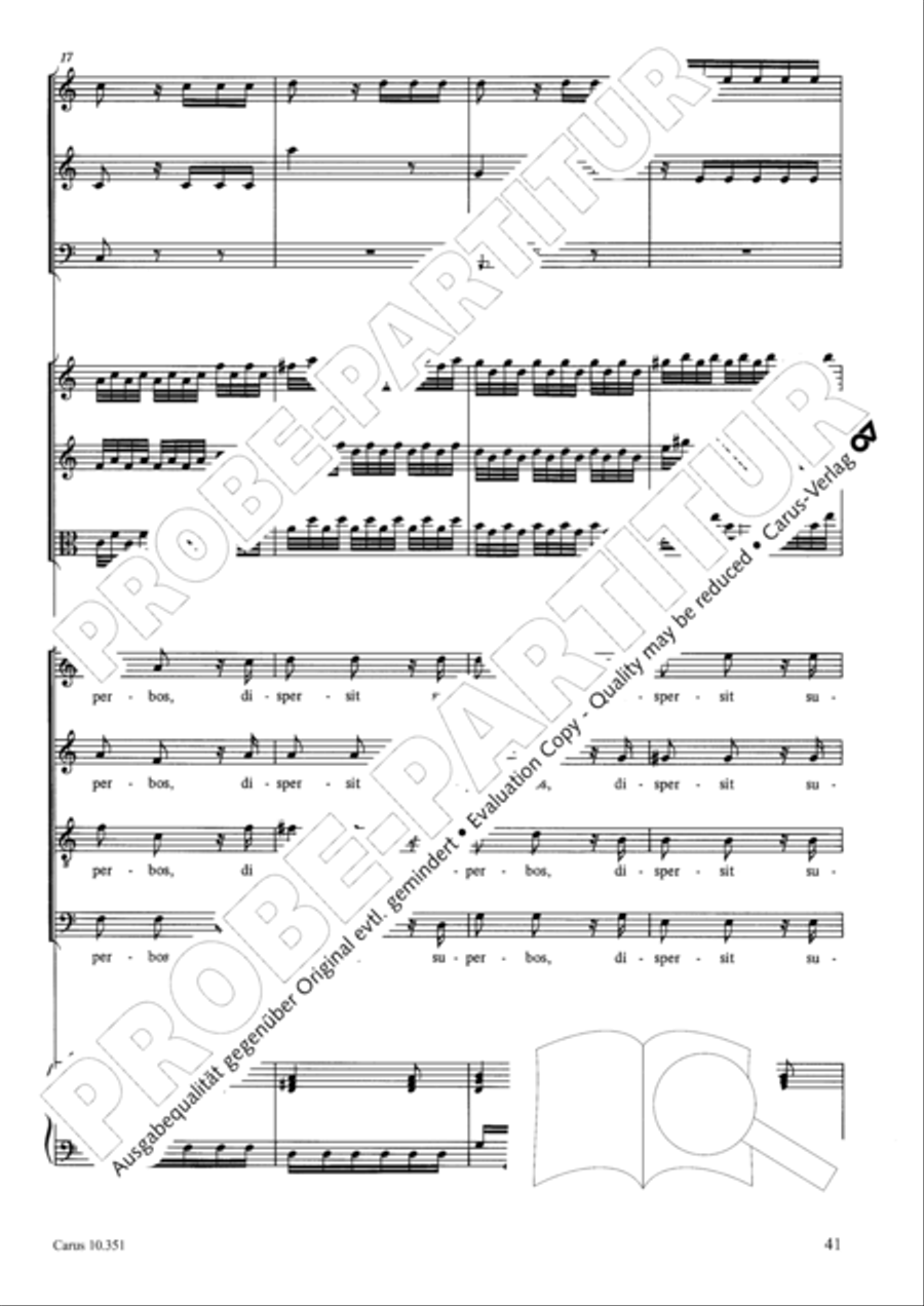 Magnificat Magnificat 4-Part scores gallery preview page 42