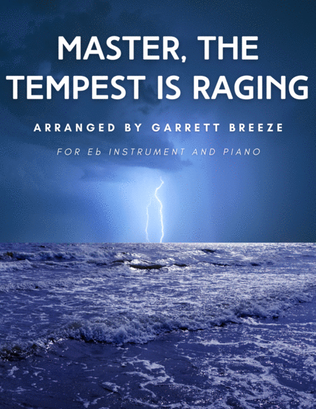 Book cover for Master, the Tempest is Raging (Solo Bari Sax & Piano)