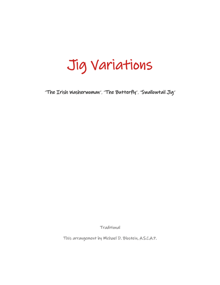 Jig Variations - Score Only image number null