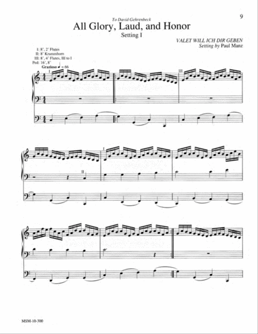 Improvisations for the Lenten Season Organ scores gallery preview page 6