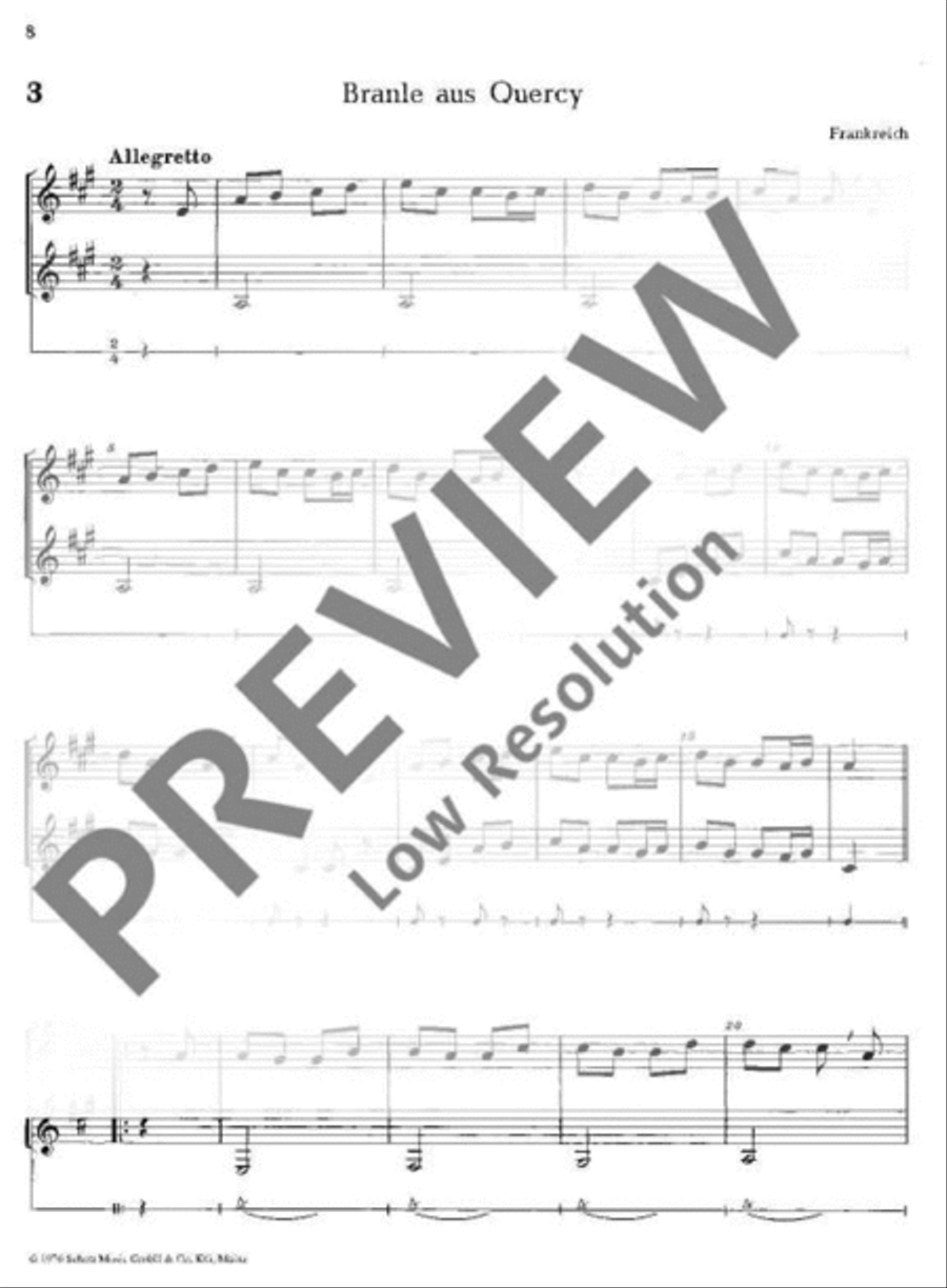 Folklore international Clarinet Duet scores gallery preview page 9