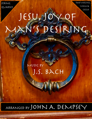 Book cover for Jesu, Joy of Man's Desiring (String Quartet): Two Violins, Viola and Cello