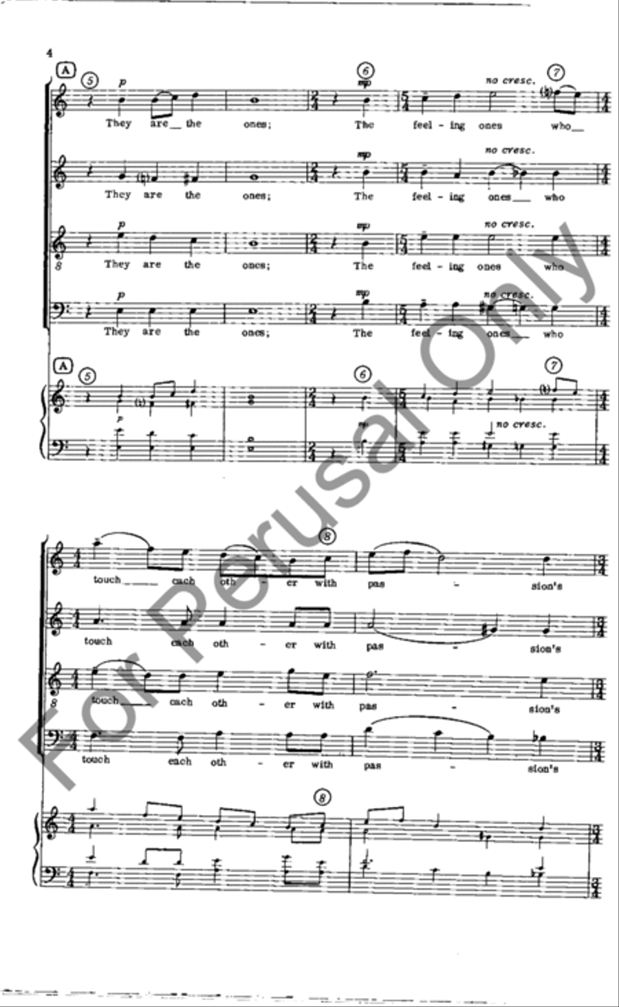 The Ones 4-Part scores gallery preview page 3