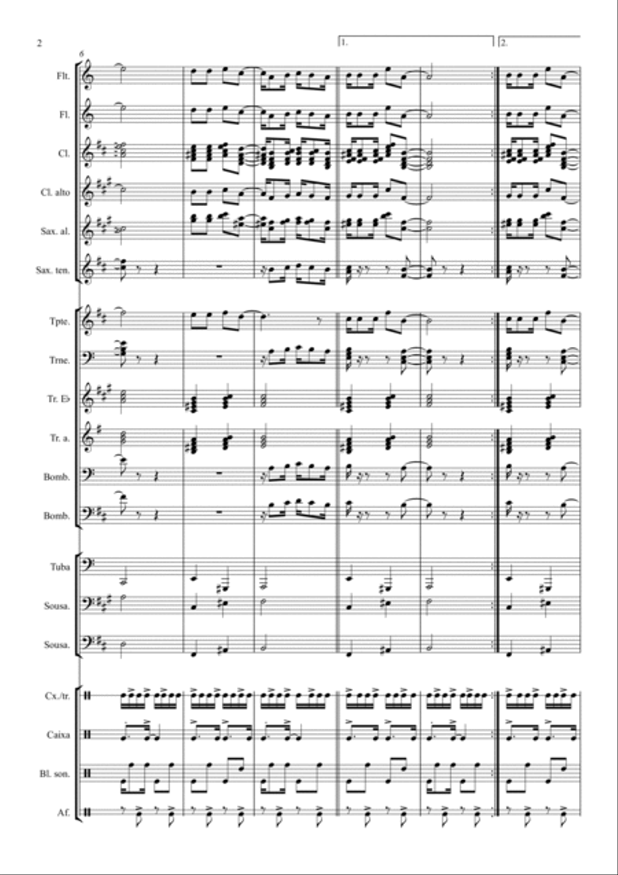 Batucajé Full Orchestra scores gallery preview page 2