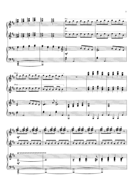 Christmas for 4-Hand Piano by Joel Raney Piano Accompaniment - Sheet Music