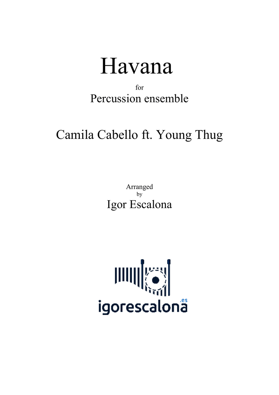 Havana Percussion Ensemble scores gallery preview page 2