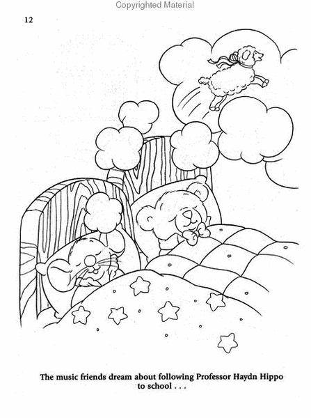 Music for Little Mozarts Coloring Book, Book 3