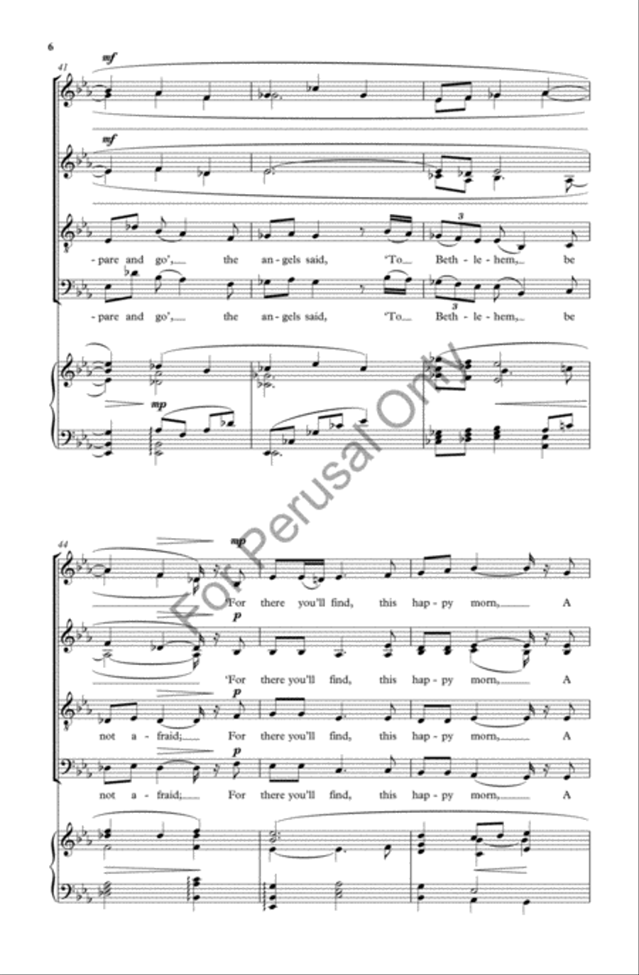 Wexford Carol 4-Part scores gallery preview page 6