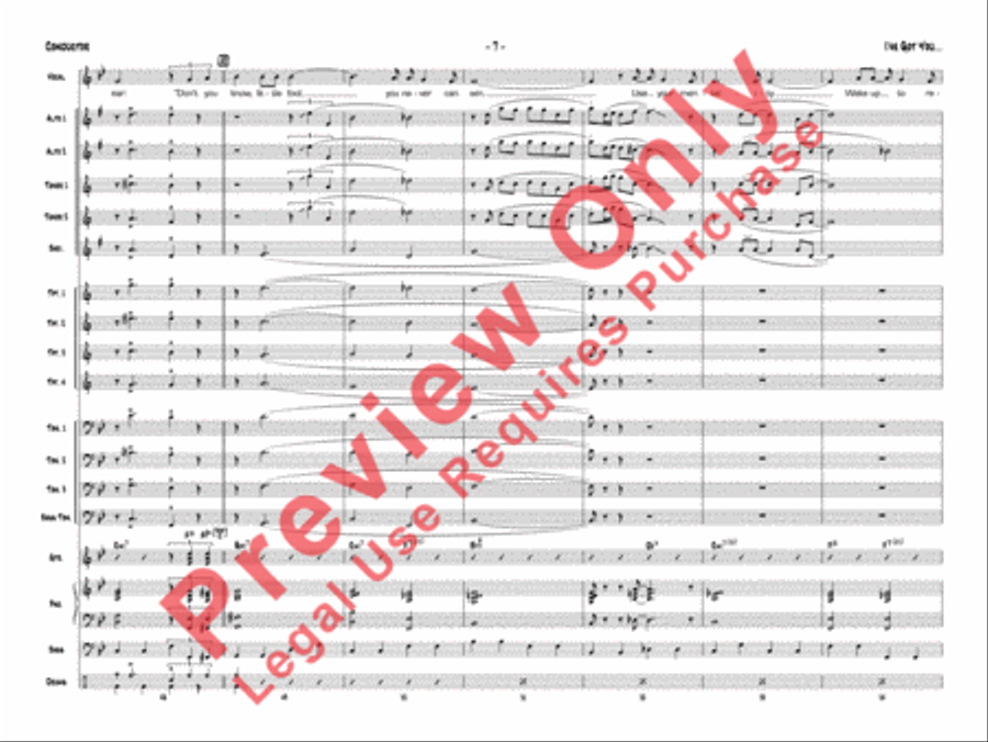 I've Got You Under My Skin Jazz Ensemble scores gallery preview page 24