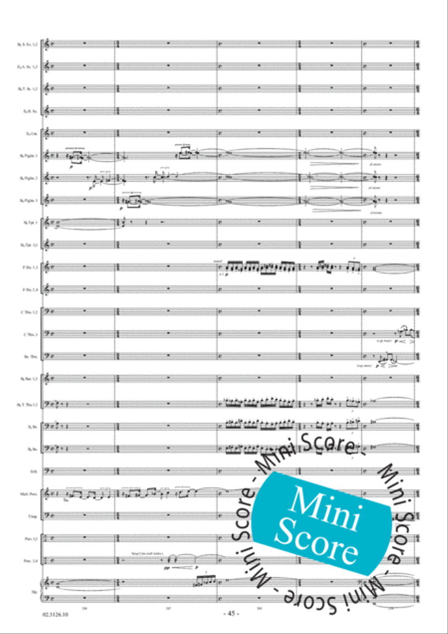 Migyur Fanfare Band scores gallery preview page 51