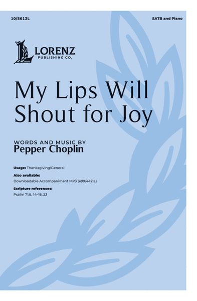 My Lips Will Shout for Joy image number null