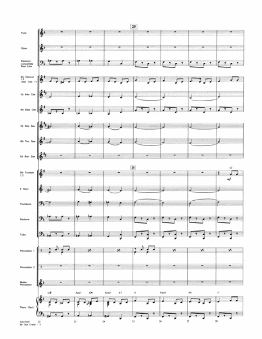 Be Our Guest (from Beauty And The Beast) (arr. Eric Osterling) - Full Score Concert Band scores gallery preview page 5
