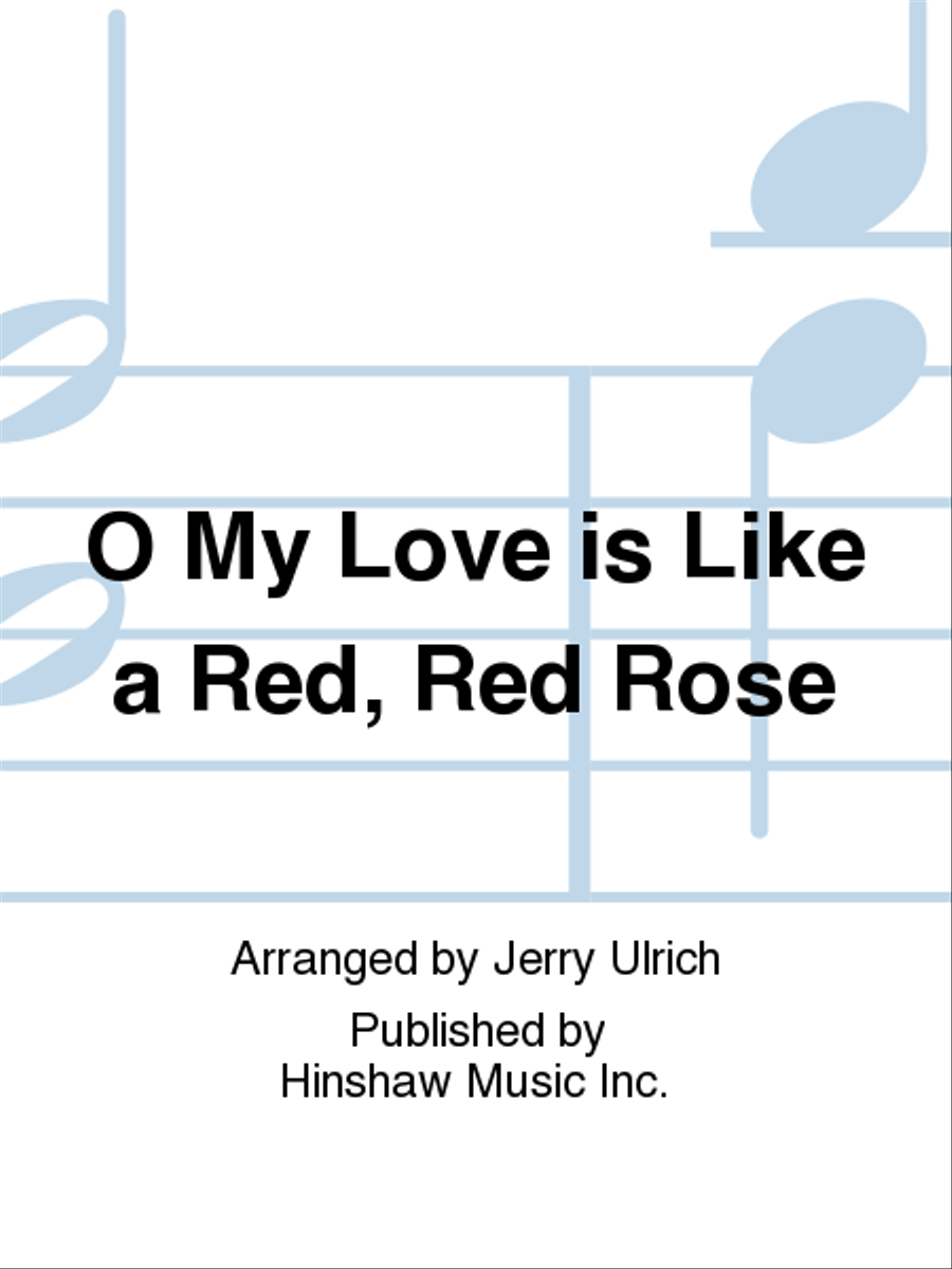 O My Love Is Like a Red, Red Rose 3-Part scores gallery preview page 1