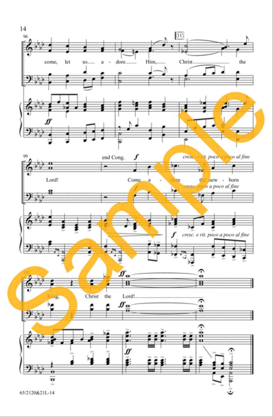 A New and Glorious Morn! - SATB with Performance CD 4-Part scores gallery preview page 12