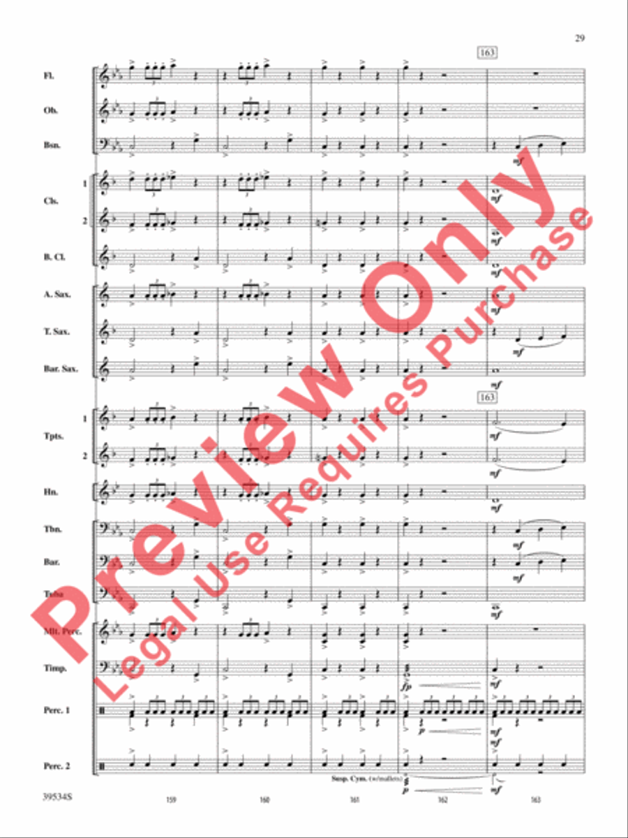 The Magic of Harry Potter Concert Band scores gallery preview page 30