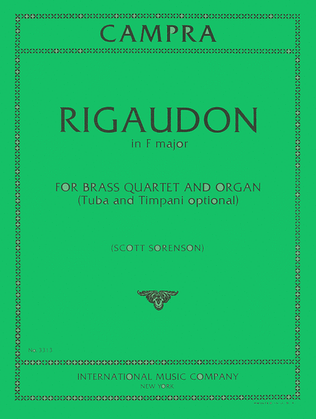 Rigaudon for Brass Choir and Organ)