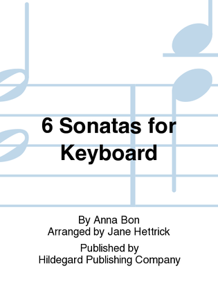Book cover for 6 Sonatas For Keyboard