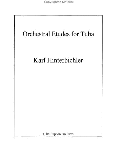 Orchestral Etudes for Tuba