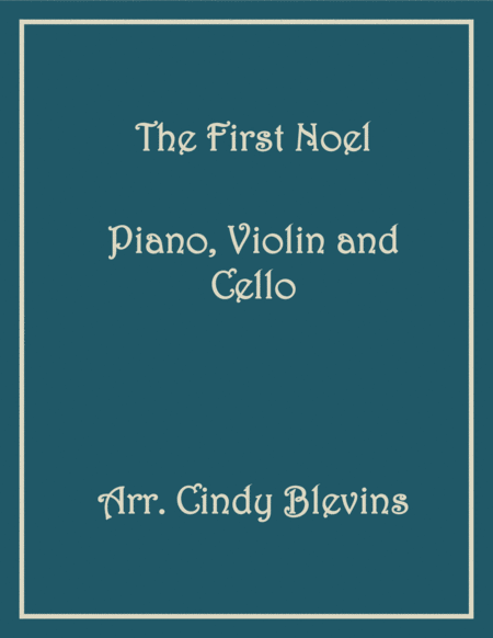 The First Noel, for Piano, Violin and Cello image number null