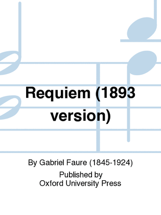 Book cover for Requiem (1893 version)