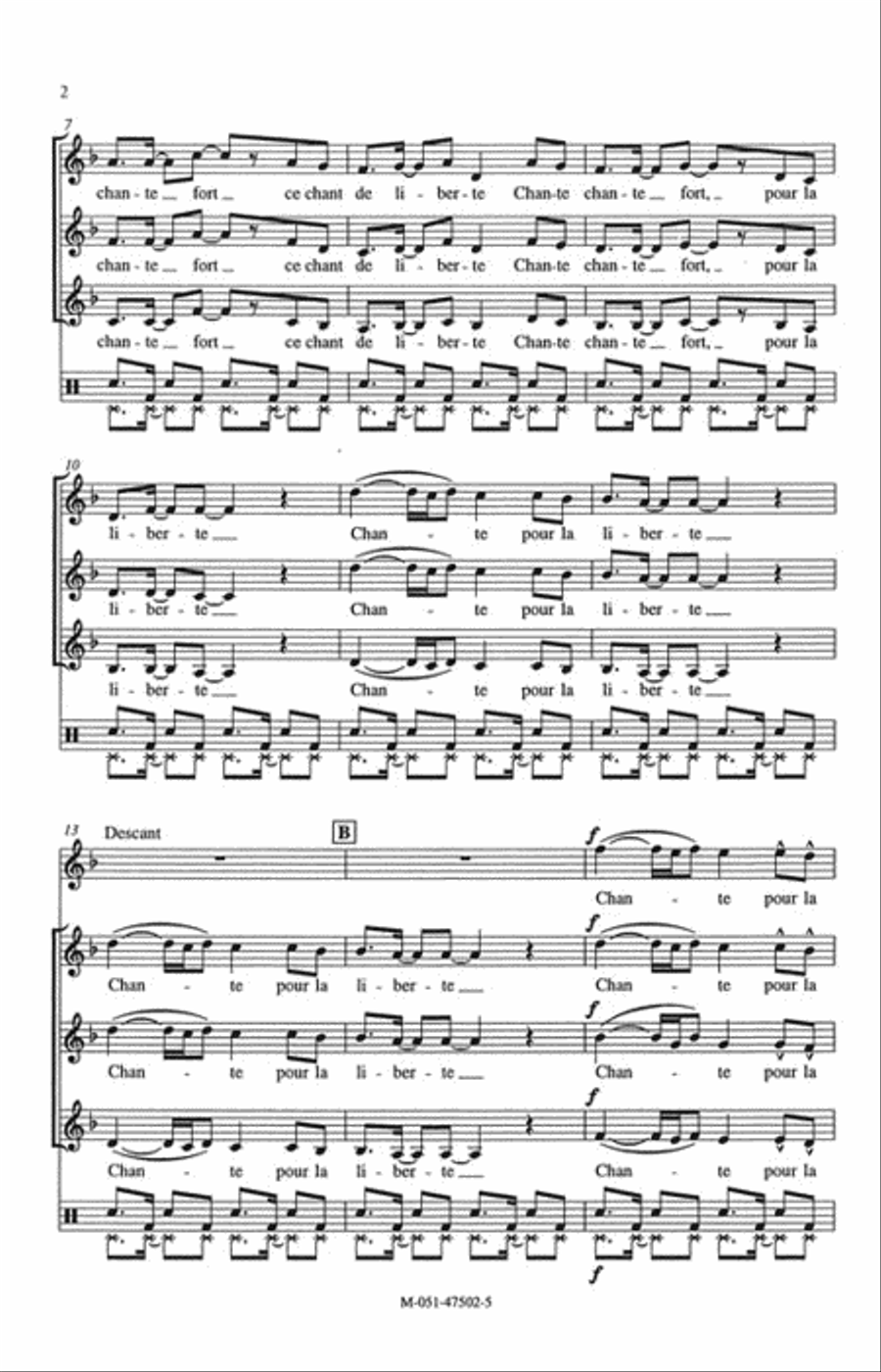 Amani (A Song of Peace) Amani (A Song of Peace) 3-Part scores gallery preview page 3