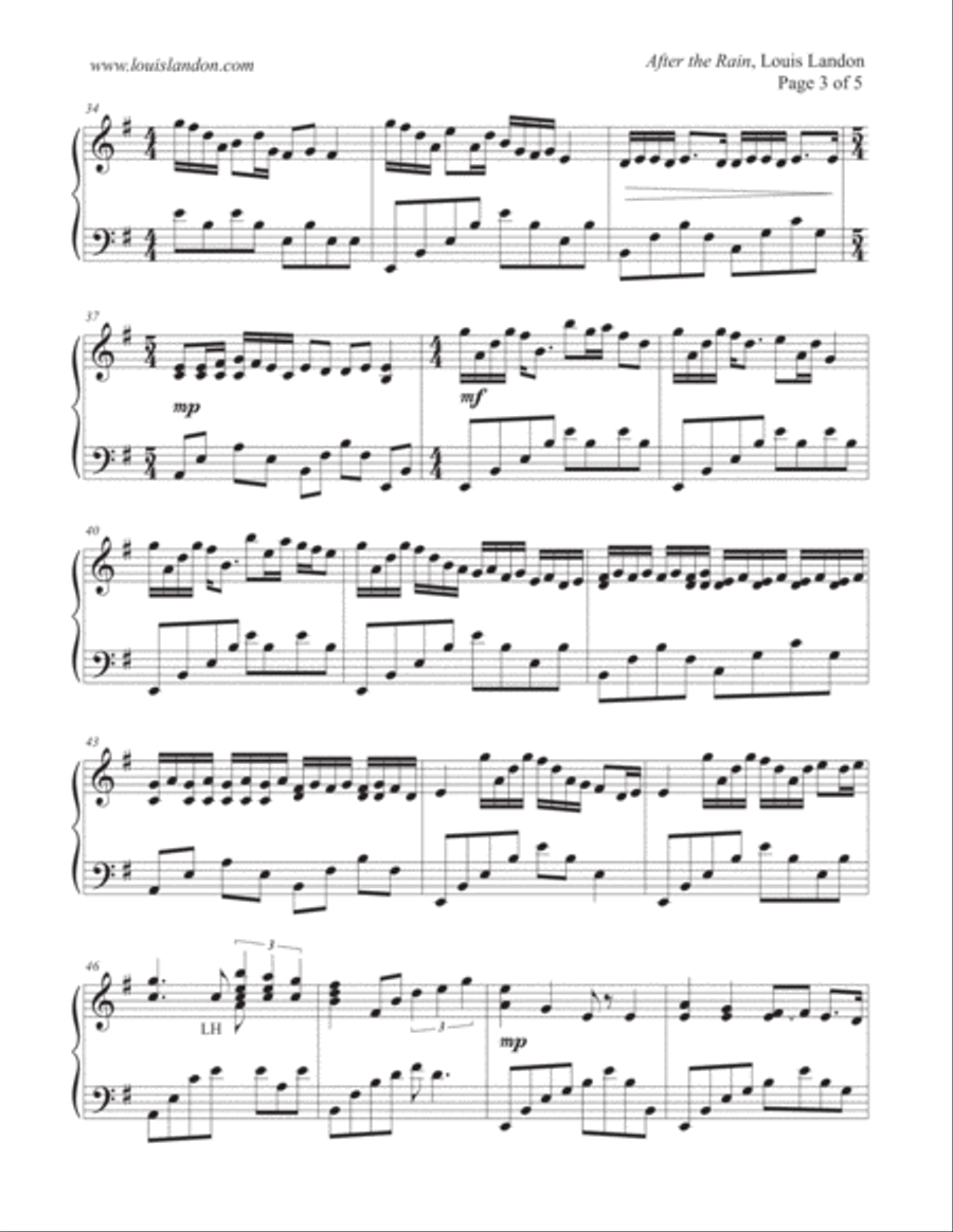 After the Rain Piano Method scores gallery preview page 3