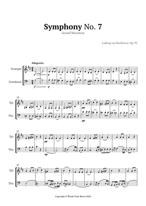 Symphony No. 7 by Beethoven for Trumpet and Trombone Duet