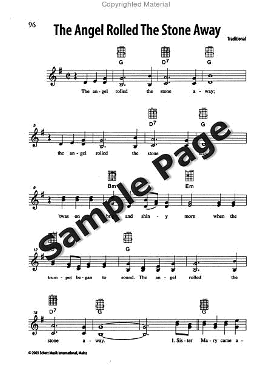 Best of Spirituals & Gospels Acoustic Guitar scores gallery preview page 97