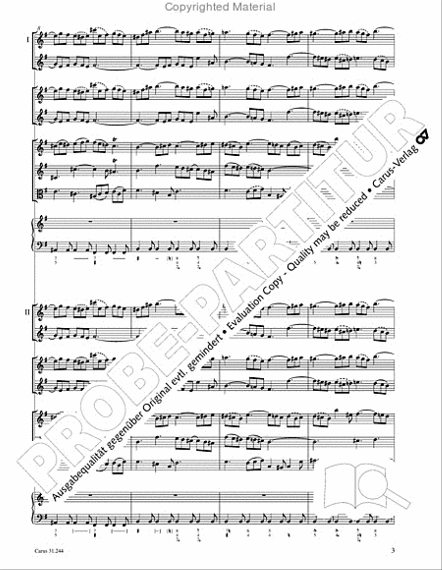 St. Matthew Passion (Matthaus-Passion) 4-Part scores gallery preview page 5