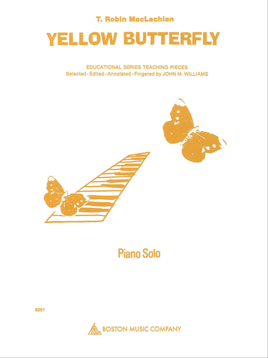 Yellow Butterfly Piano Accompaniment scores gallery preview page 1