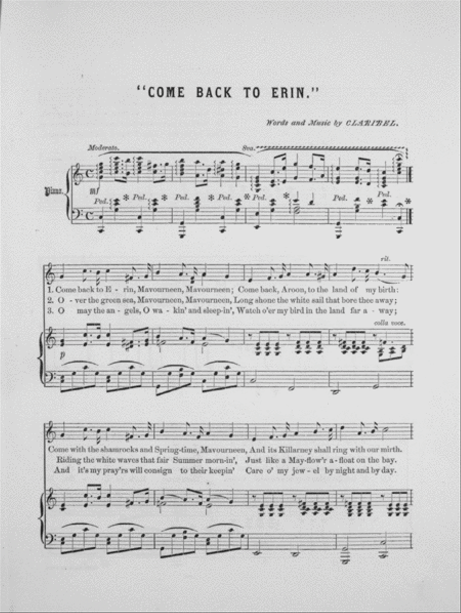 Come Back to Erin Voice scores gallery preview page 2