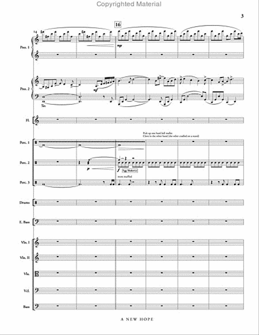 A New Hope A New Hope Piano scores gallery preview page 4