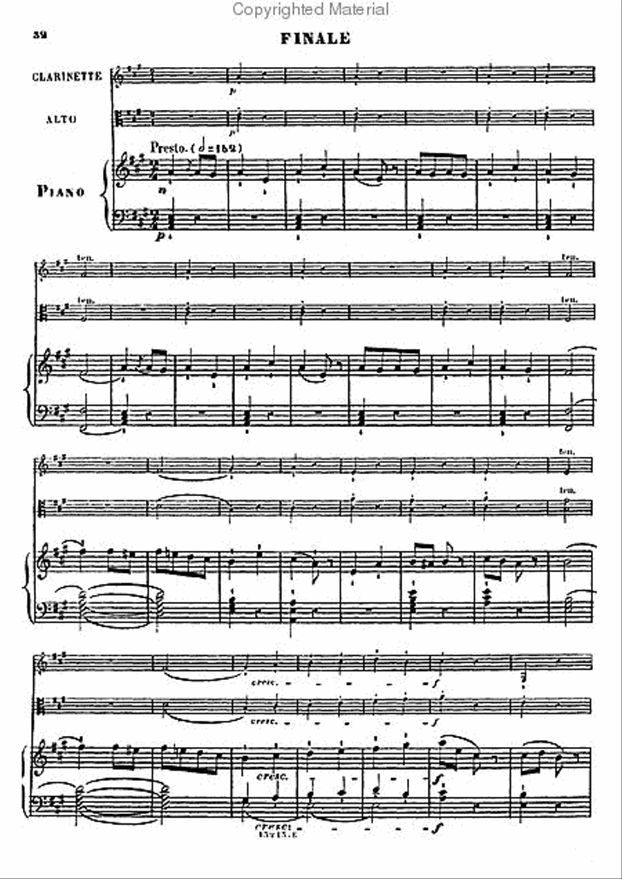 Trio, Op. 96 A Clarinet scores gallery preview page 5