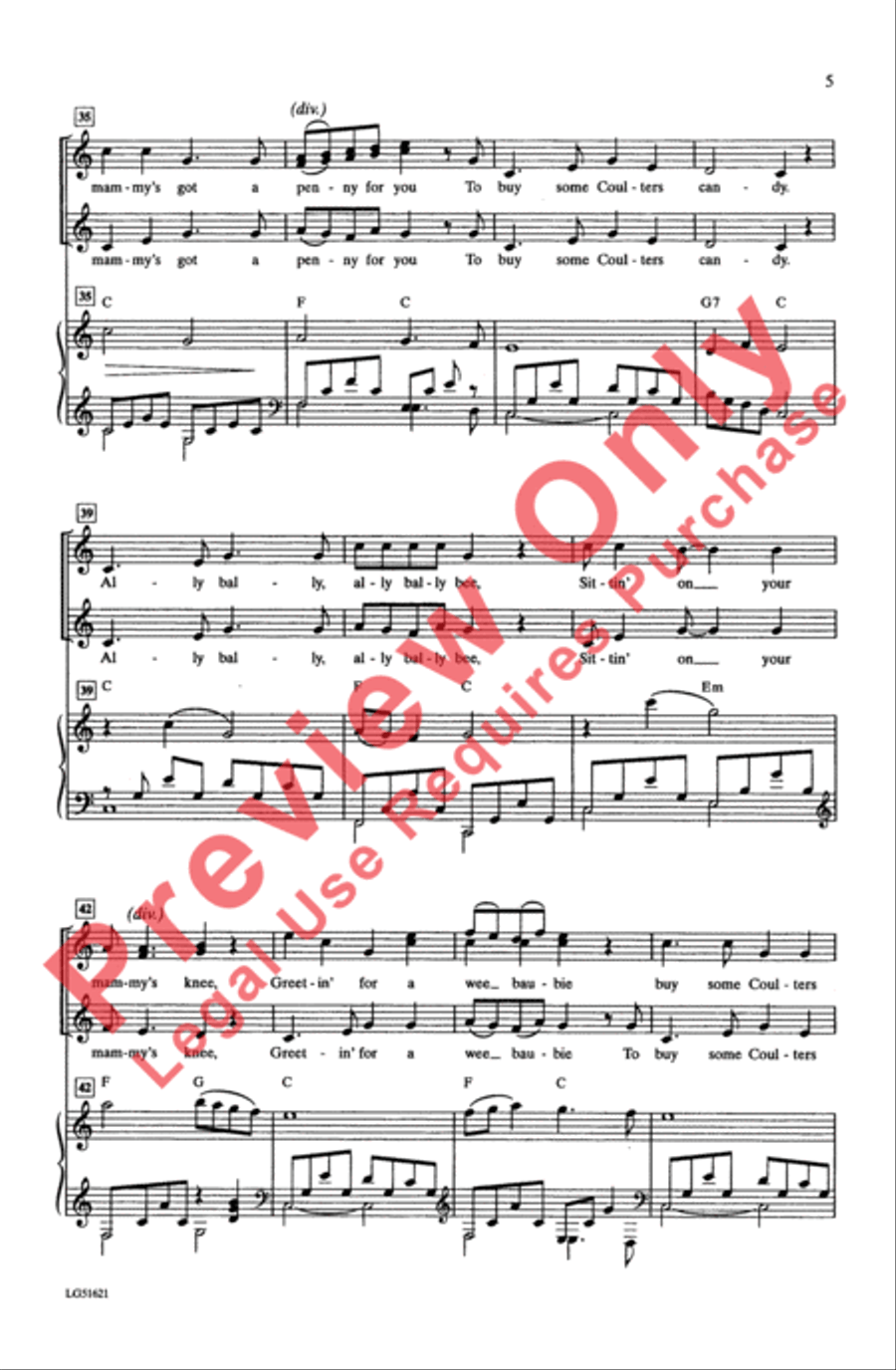 Coulters Candy 2-Part scores gallery preview page 5