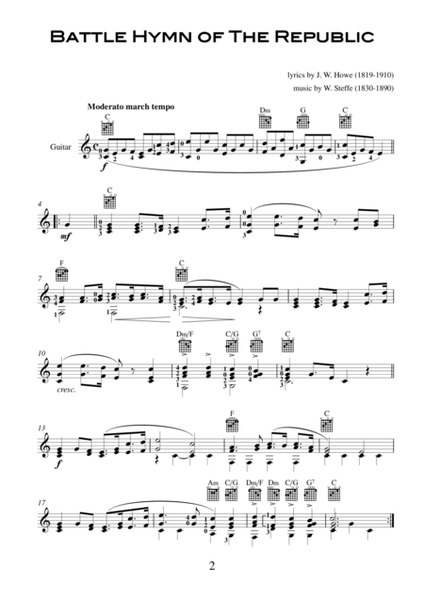 Patriotic Collection  for guitar solo