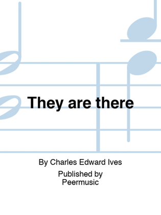 Book cover for They are there