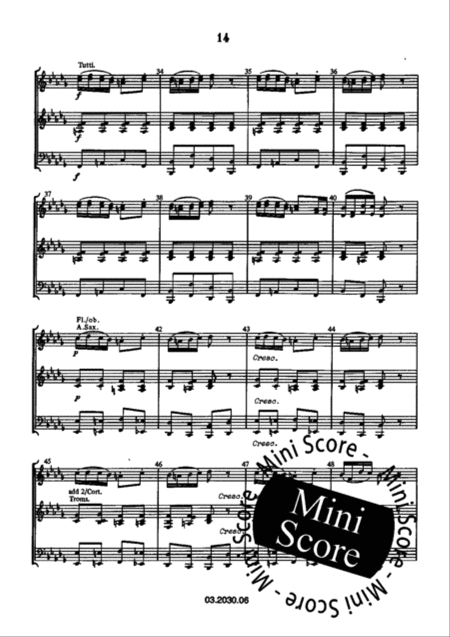 Suite on Russian Dances Fanfare Band scores gallery preview page 18