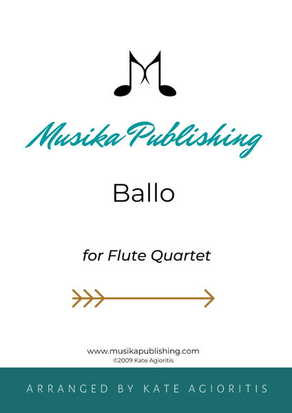 Ballo - for Flute Quartet image number null