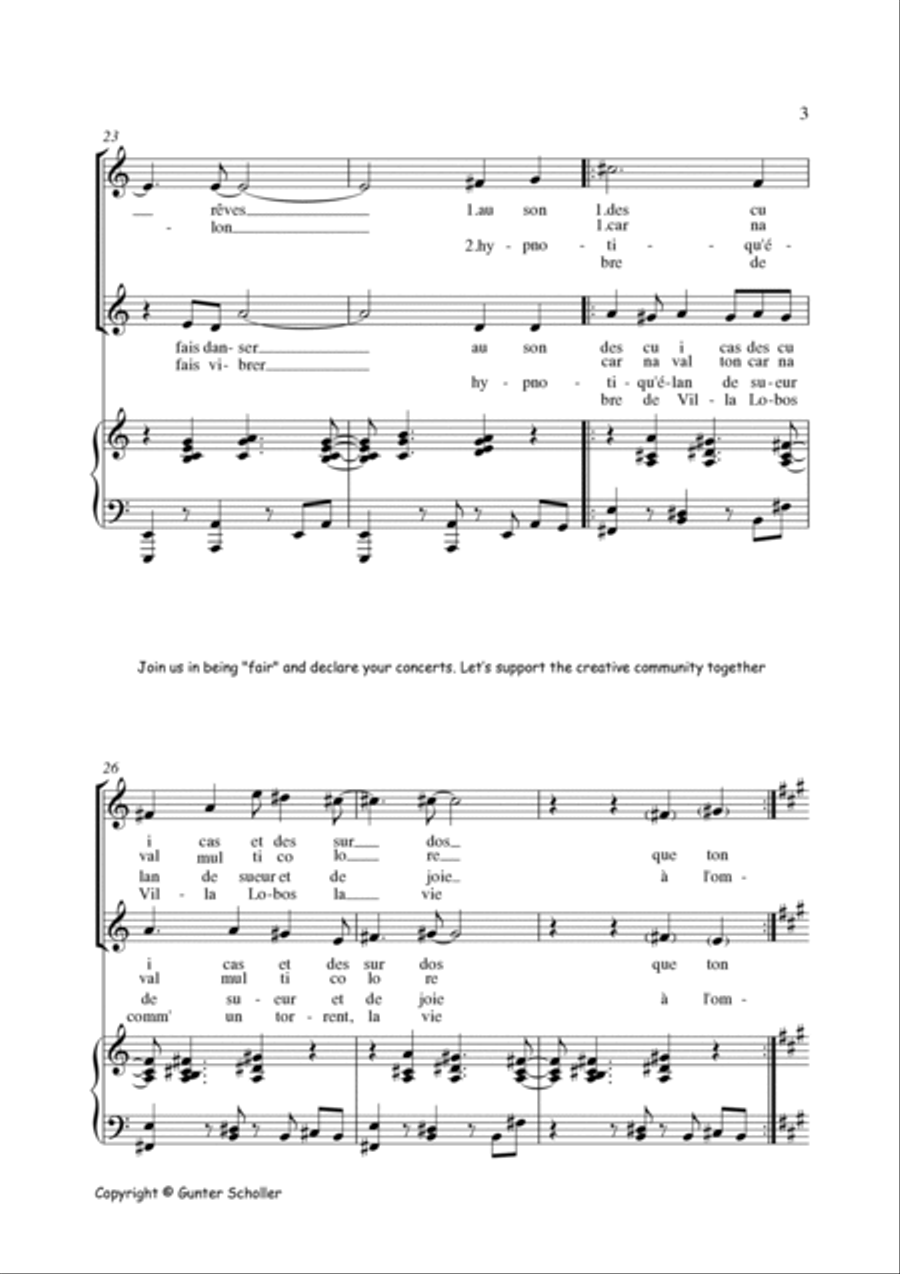 Rio de Janeiro Rio de Janeiro 2-Part scores gallery preview page 3