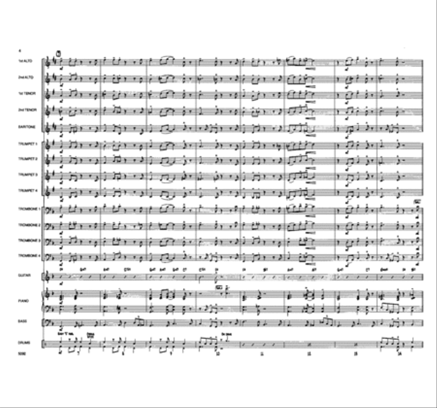 O Christmas Tree Jazz Ensemble scores gallery preview page 3