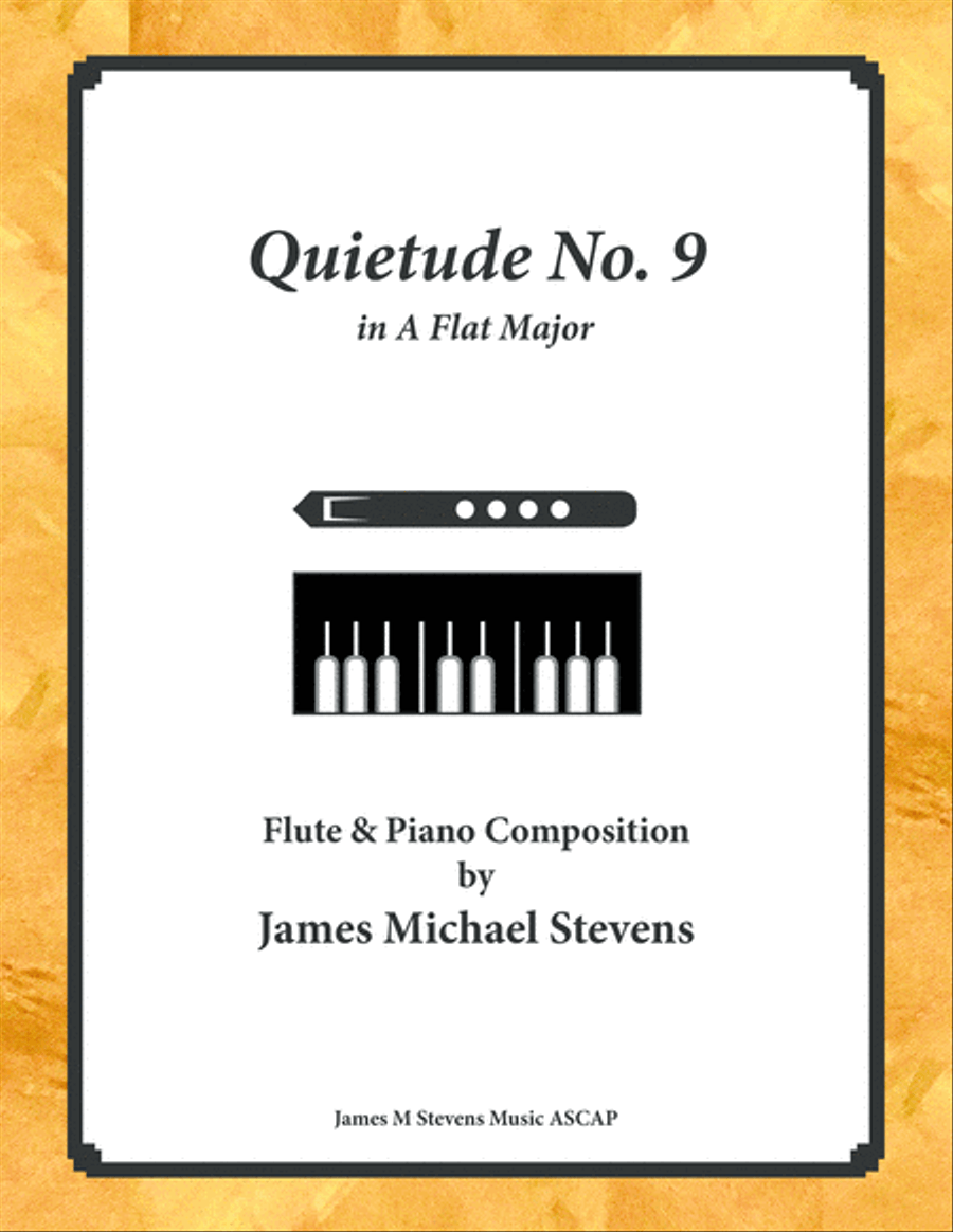 Quietude No. 9 - Flute & Piano Flute Solo scores gallery preview page 1