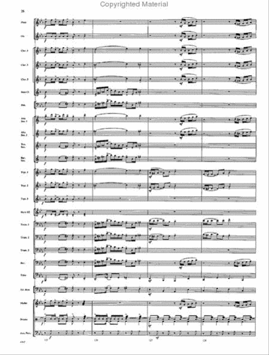 A Scott Joplin Retrospective Concert Band scores gallery preview page 25