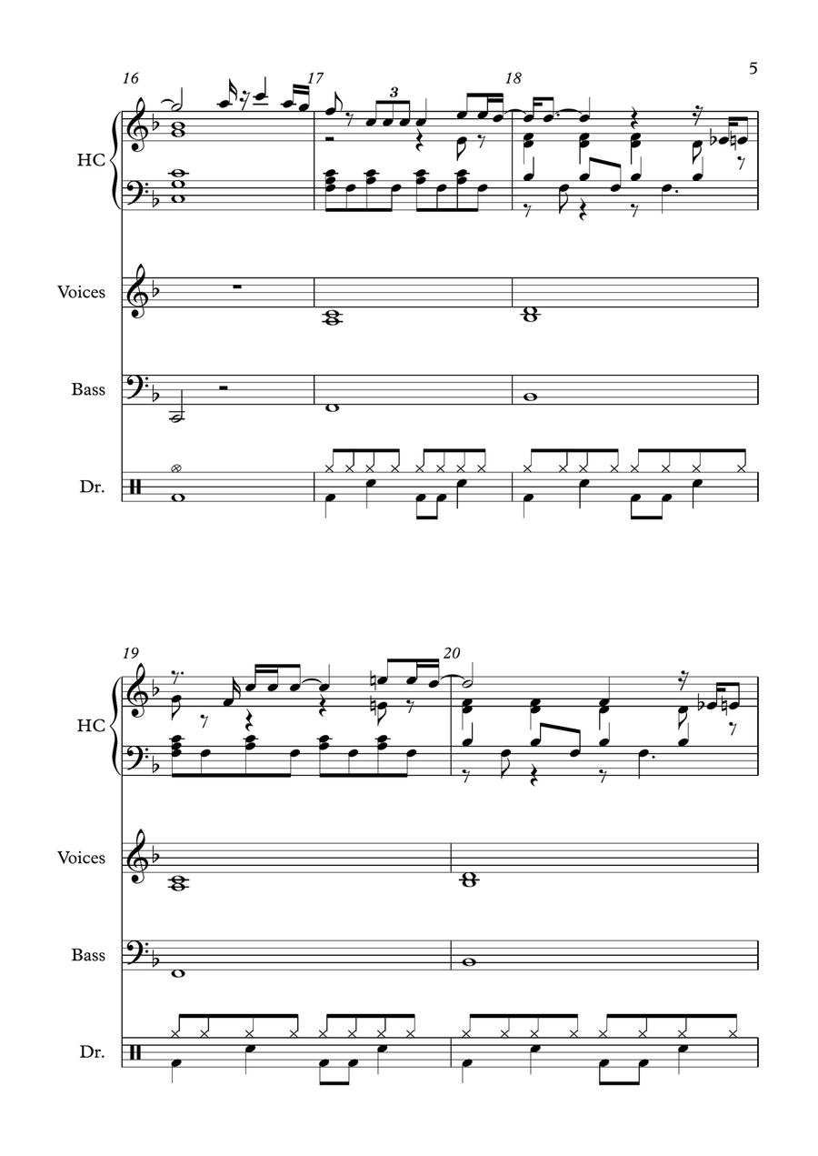 Drive My Car Drive My Car Handbell Choir scores gallery preview page 5