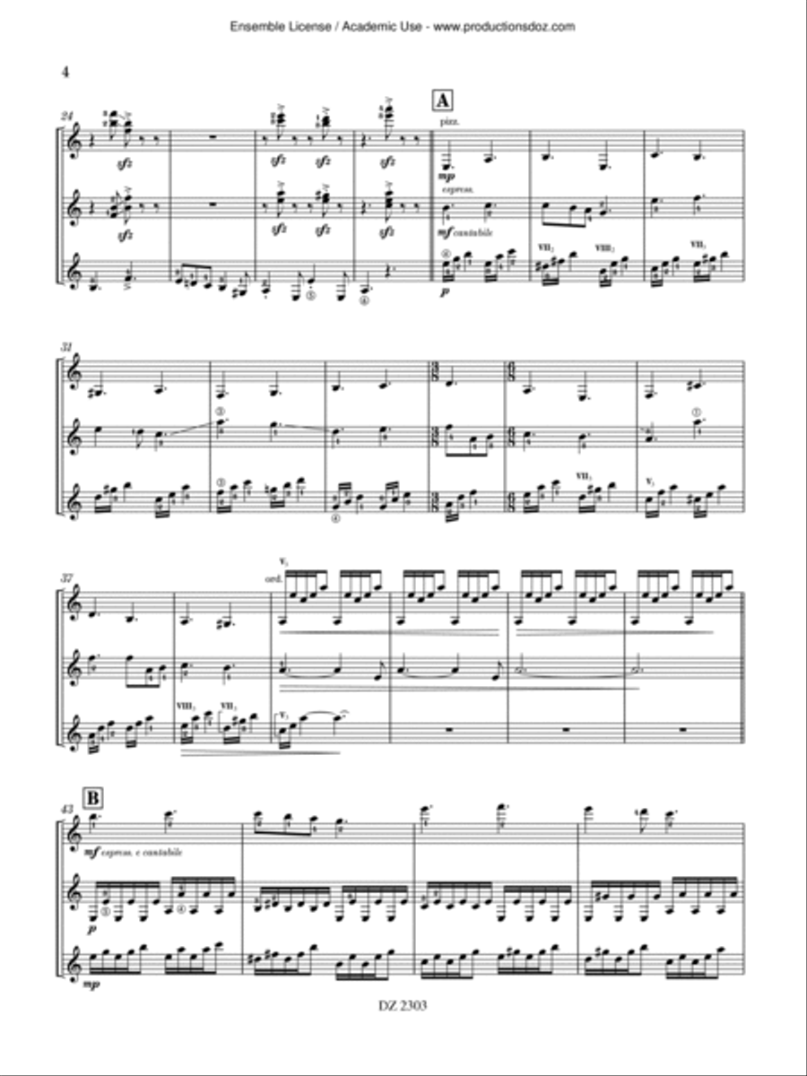 Toccata-Humoresque Guitar Ensemble scores gallery preview page 5