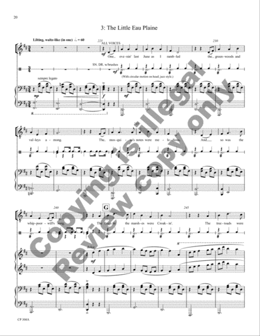 American Folk Song Suite (Full Score) Choir scores gallery preview page 10
