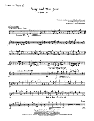Porgy and Bess Suite - Bb Trumpet 1 (Brass Quintet)