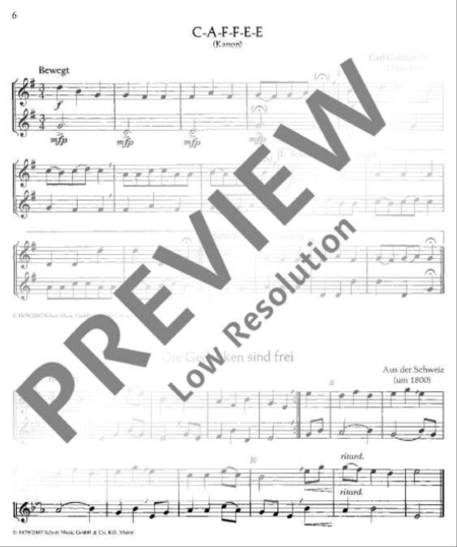 International Folksongs Bass Clarinet scores gallery preview page 7