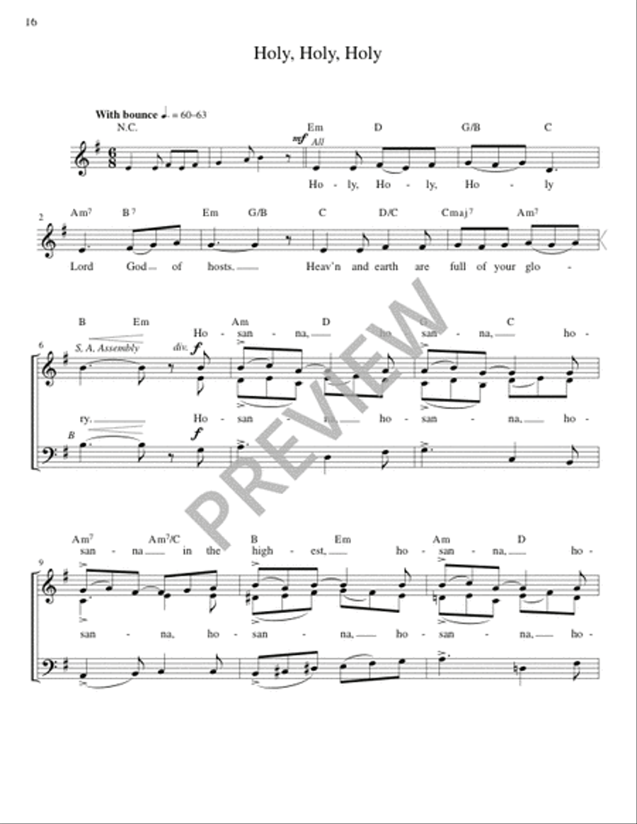 Mass of the Angels and Saints - Guitar edition Guitar scores gallery preview page 17