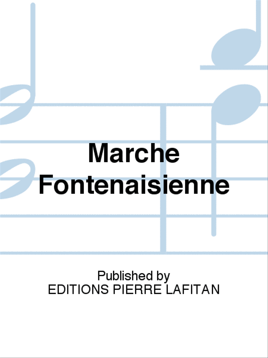 Marche Fontenaisienne Concert Band scores gallery preview page 1