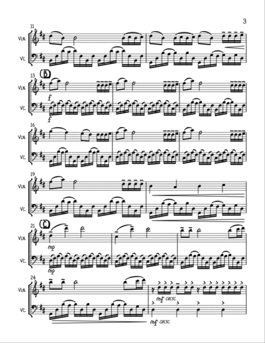 Secrets Secrets String Duet scores gallery preview page 3